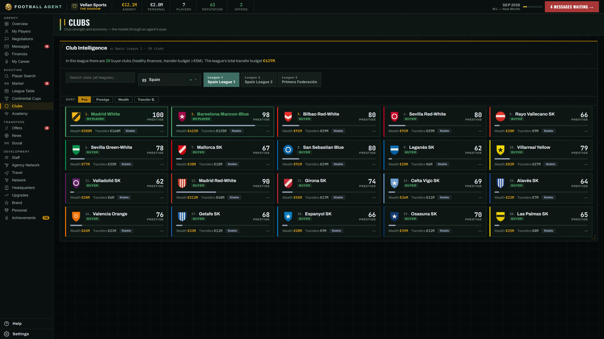 Early-Access-Roadmap — Football Agent